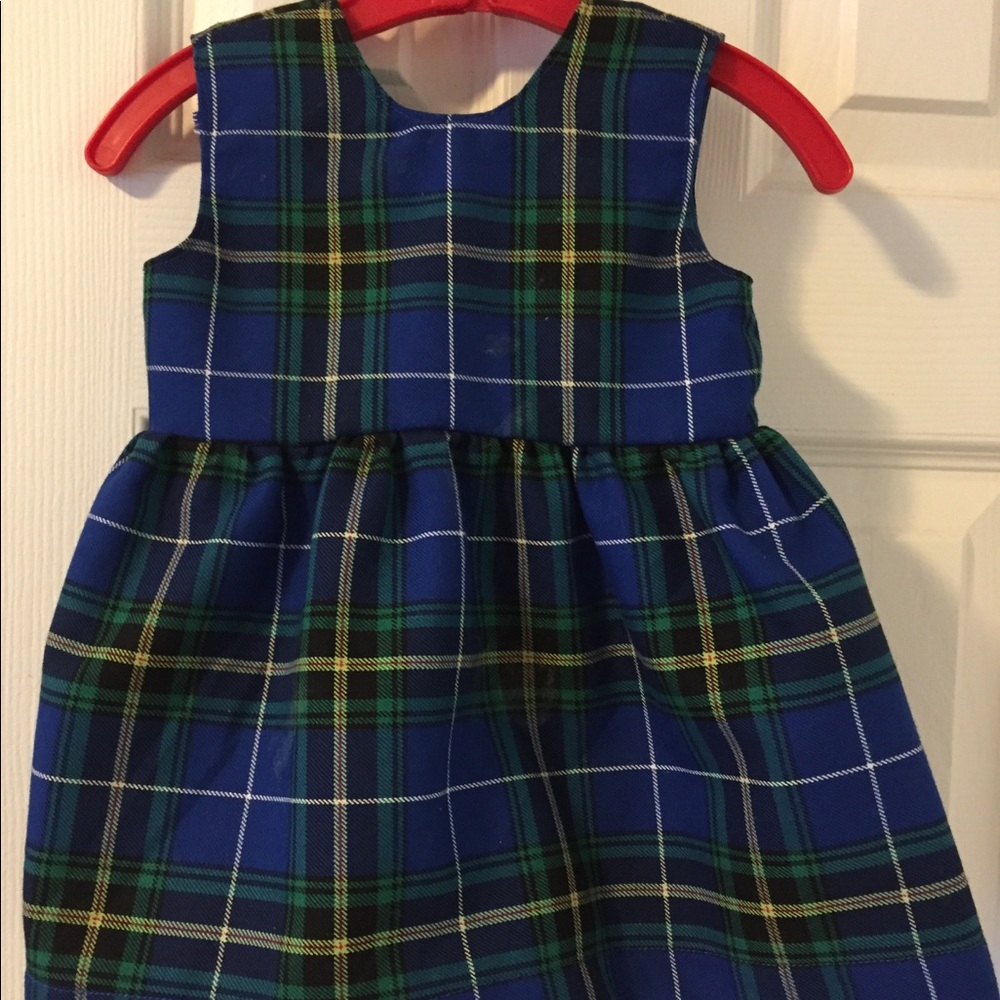 NS tartan jumper dress